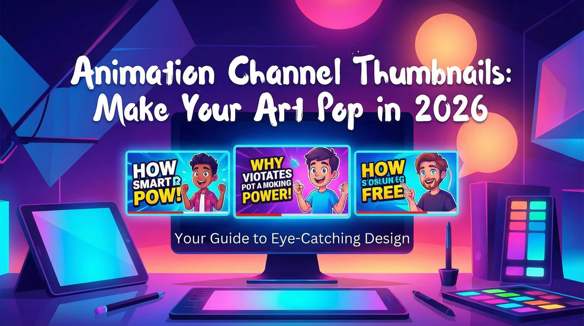 Animation Channel Thumbnails: Make Your Art Pop in 2026