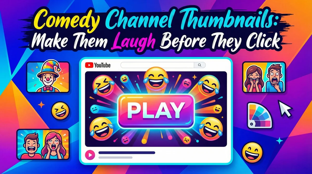 Comedy Channel Thumbnails: Make Them Laugh Before They Click