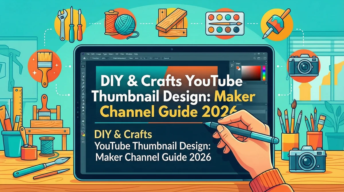 DIY & Crafts YouTube Thumbnail Design: Maker Channel Guide 2026