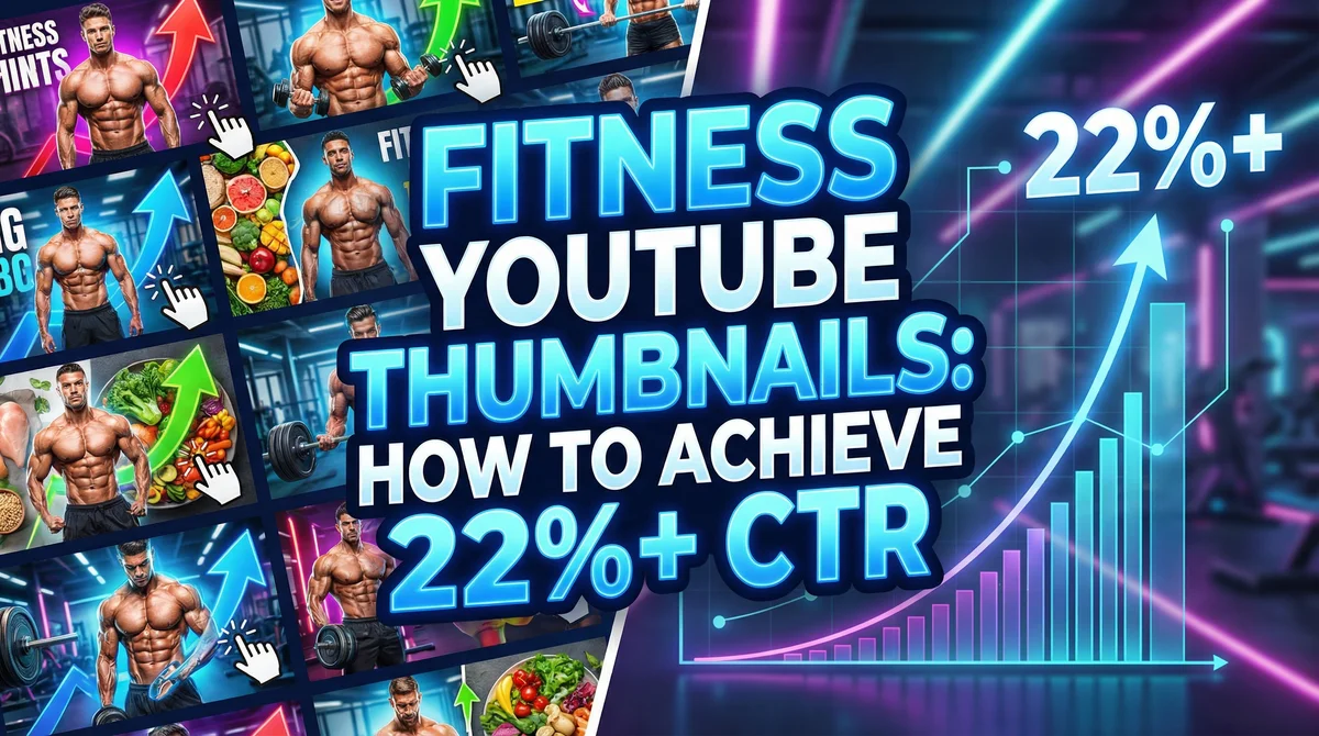 Fitness YouTube Thumbnails: How to Achieve 22%+ CTR