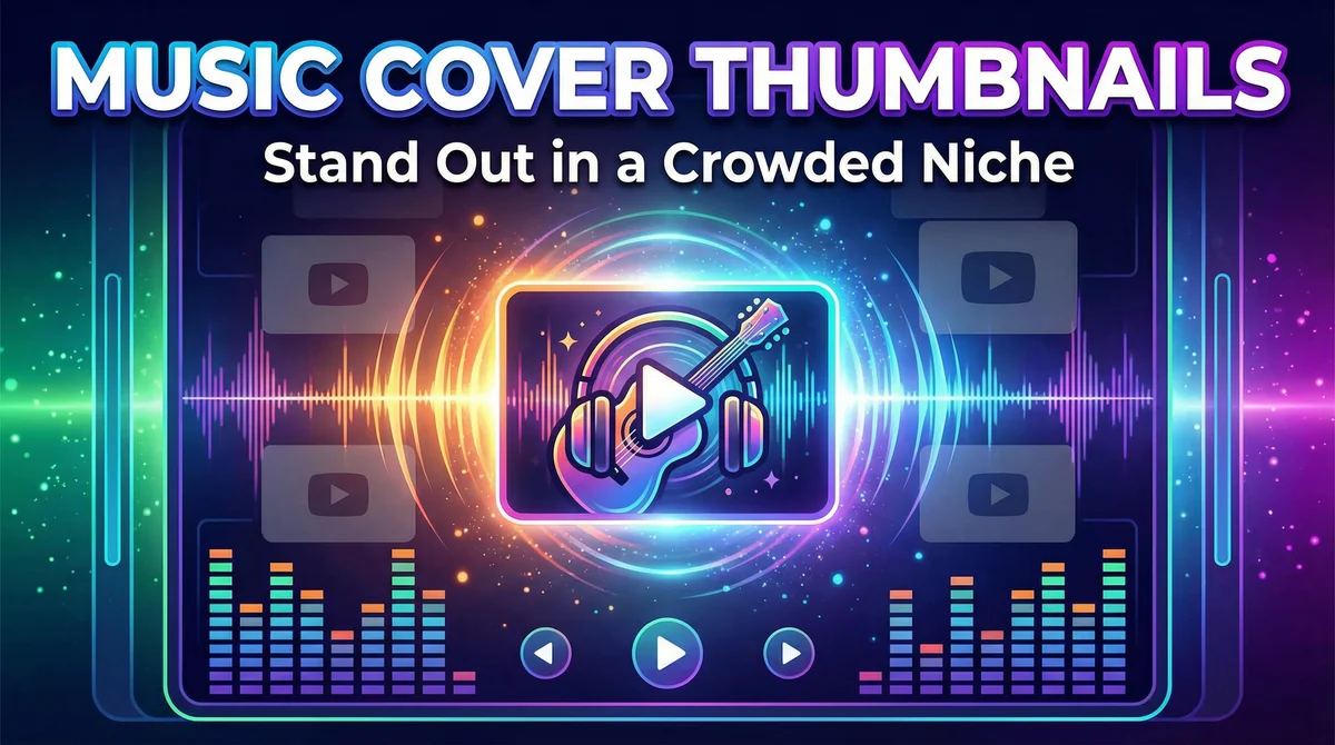Music Cover Thumbnails: Stand Out in a Crowded Niche