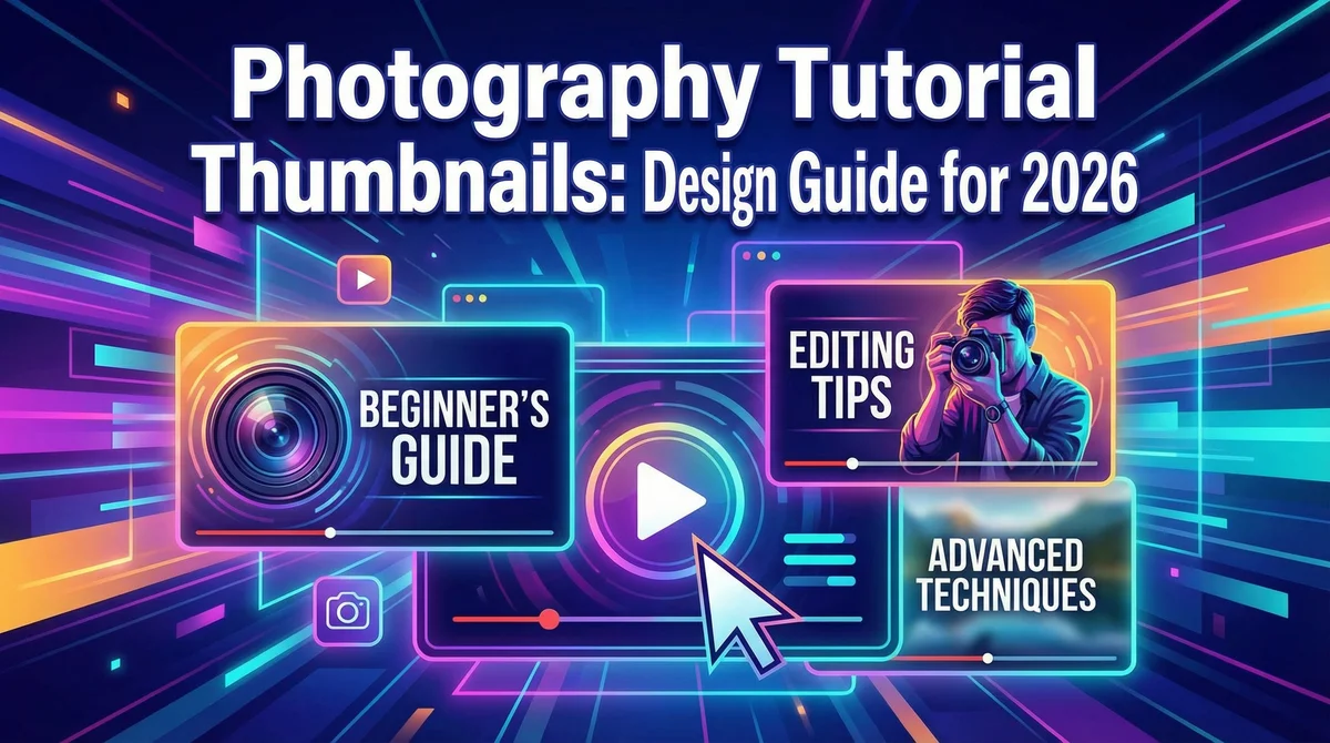 Photography Tutorial Thumbnails: Design Guide for 2026
