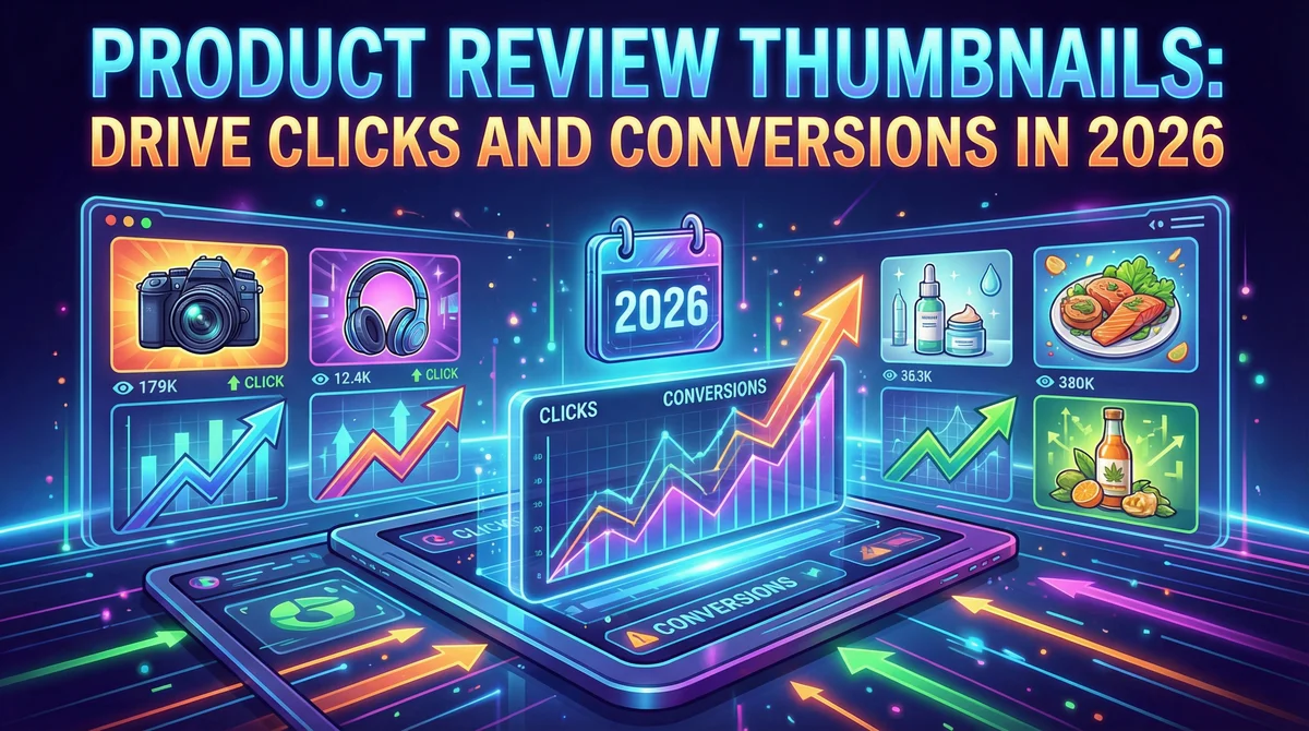 Product Review Thumbnails: Drive Clicks and Conversions in 2026