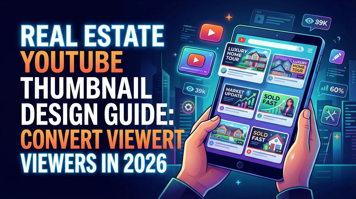 Real Estate YouTube Thumbnail Design Guide: Convert Viewers in 2026